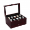 Drawer High Glossy Wooden Watch Display Box Case & Mens Watches Jewelry Boxes Organizer Wholesale