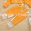 Autumn infant children's wear turmeric color matching hat fashion two piece set