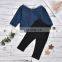 1-6Y Toddler Baby Kid Girls Clothing Set Denim Jacket Long Sleeve Coat Tops Pants Outfits Clothing 2PCs Suit