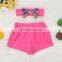 2PCS Newborn Kids Baby Girl Bow-Knot Party Shorts Bottoms Sequin Pants Summer