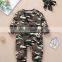 RST  Infant Toddler Autumn Newborn camo onesie 100% cotton baby jumpsuit infant cotton camouflage romper with headband outfit