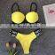 Sexy Women Swimwear Push UP Bikinis Brazilian Love Letter Printed Bandage Swimsuit Badpak Summer Bathing Suit stroj kapielowy