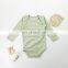 Khaki Organic Cotton Baby Casual Dresses Long Sleeve Bodysuit Romper