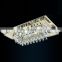 Rectangle Shape Crystal Ceiling Lamp Lustres Crystal Light Clear Ceiling Lighting Guaranteed
