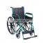 The cheapest price lightweight portable steel wheelchair for handicapped