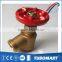 Wholesale low price water system forged brass stop valve With Aluminum Handle