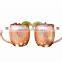 Manufacturer and Supplier of 100% Food Safe and Pure Copper Hammered Moscow Mule Mug With Copper Handle