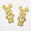 Custom Multifunctional Hanging Metal Bear Animal Buckle Accessories For Kids For Gifts