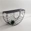 Hot Sale Nordic Simple Style Display Decorative Black Garden Metal Wire Wall Hanging Decorative Planter mount Shelf