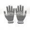 Level 5 Cut Resistant Gloves PPE Workwear Factory Grey PU Coated Non Cut Gloves to Work with Sheet Metal
