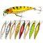 85mm 9g Hot Sale Wholesale Freshwater Fish Biat New Design Colorful Hard Minnow