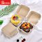 Sunkea Disposable eco packaging food grade sugarcane lunch pulp box