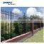 Top selling  decorative powder coated black  security spear top welded aluminum fence and gates