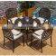 Hot selling outdoor furniture garden leisure sofa sets rattan lounge dining tables chairs