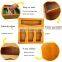 Openable  Bamboo Ziplock Bag Storage Organizer for Kitchen Drawer Top Lids Food Storage Bag Holders and Dispenser Compatible