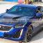 Suitable for 2019+ Cadillac original model CT5 GTS car gloss paint carbon fiber hood