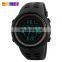 SKMEI 1251 Men Countdown Double Time Sports Watches Alarm Chrono Led Digital Wristwatches Relogio Masculino