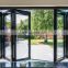 Aluminum Alloy Waterproof Balcony Double Frame Glass Folding Door