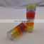 Waterproof 7 Days Round Stackable Plastic Pill Medicine Bottle Weekly Pill Containers