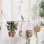 Macrame plant hanger Long decorative pot holder