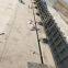 Hydraulic elevator dam  Automatic lifting and lowering of the dam via hydraulic rods