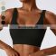 Wholesale Quick Dry Running Yoga Crop Tank Top Workout Gym High Impact Comfortable Padded Sports Bra For Women Yoga Fitness
