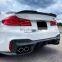 G30 F90 M5 Carbon Fiber 3D Style Rear Diffuser Rear Bumper Lip For BMW 5 Series G30 G38 F90 M5