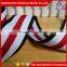 Custom flat polyester webbing for sandals