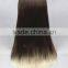 High Quality 65cm Medium Long Straight Brown&Gray Color Mixed Lolita Wig Synthetic Anime Wig Cosplay Hair Wig Party Wig                        
                                                Quality Choice
