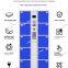 JUNTUO-TMG Smart 12-Door Barcode Locker for Gym, Office & Workplace Storage Management