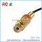 Straight RF Coaxial Assembly CustomizablNeutral Coding Fakra Jack "Z" Straight to RCA Jack Adapter Cable