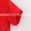 2016 folk-custom style children clothes toddler girl flower red dress wholesale