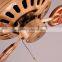 Hand Switch No Light Ceiling Fan 4 Wooden Blade