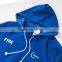 100% Blank Polyester Hoodie With Modern Thin Slim Fit Clothing