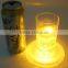 Led Color changing Drink Coaster with fruit logoed being the focus in the night