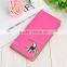 5 colors Latest Cute Cartoon Woodpecker Pattern Leather Young Girl Wallet