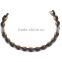 Wholesale metal Negative Ion Bracelet Black Germanium Bracelet