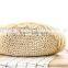 colorful stripe straw bag