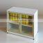 Freestanding Display Cabinet With Glass Doors