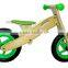 Wholesale China plywood bright green color wooden balance bike, balance bike for kids                        
                                                Quality Choice