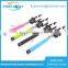 2015 Selfie stick wholesale wireless monopod selfie stick with bluetooth shutter button