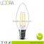 UL led filament bulb led chandelier C35 3.5W 5W 8W glass led lighting E27 led bulbs dimmable