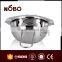 special design stainless bowl with steel handle