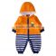 Baby combed cotton hat romper winter wearing warm clothing