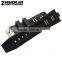 Hotsale 24mm waterproof black brown rubber watch strap for Men's with fashionable buckle