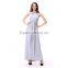 Women Flower One Shoulder Strapless Changeable Long Bridesmaids Party Maxi Dress