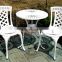 HL-3S-13016 Hot sale patio cast aluminum furniture 3pcs bistro set garden set for sale
