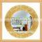Glass decorative handmade crystal mosaic oval dubai bathroom mirror cabinet