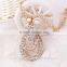 2015 fashion amazing crystal necklace hollow water droplet style necklace chain