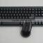 Factory price 2.4g black wireless mouse and keyboard combo